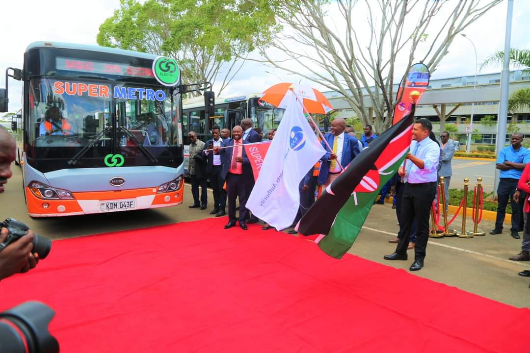 Launch of the new bus routes from JKIA to Main locations in Nairobi
