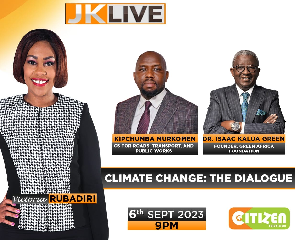 CS at Citizen TV JKL Live on Climate Change