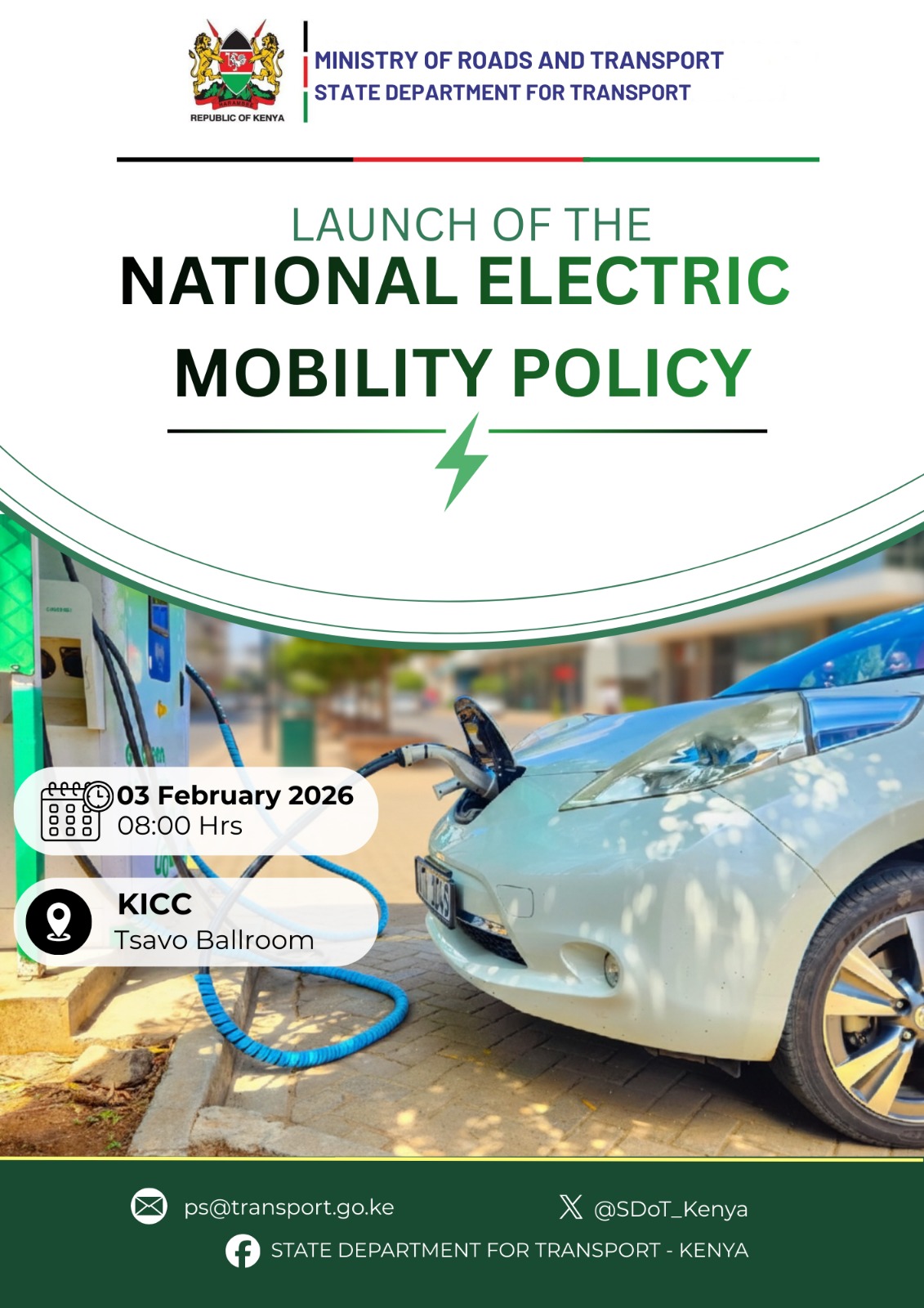 Launch of the National Electric Mobility Policy