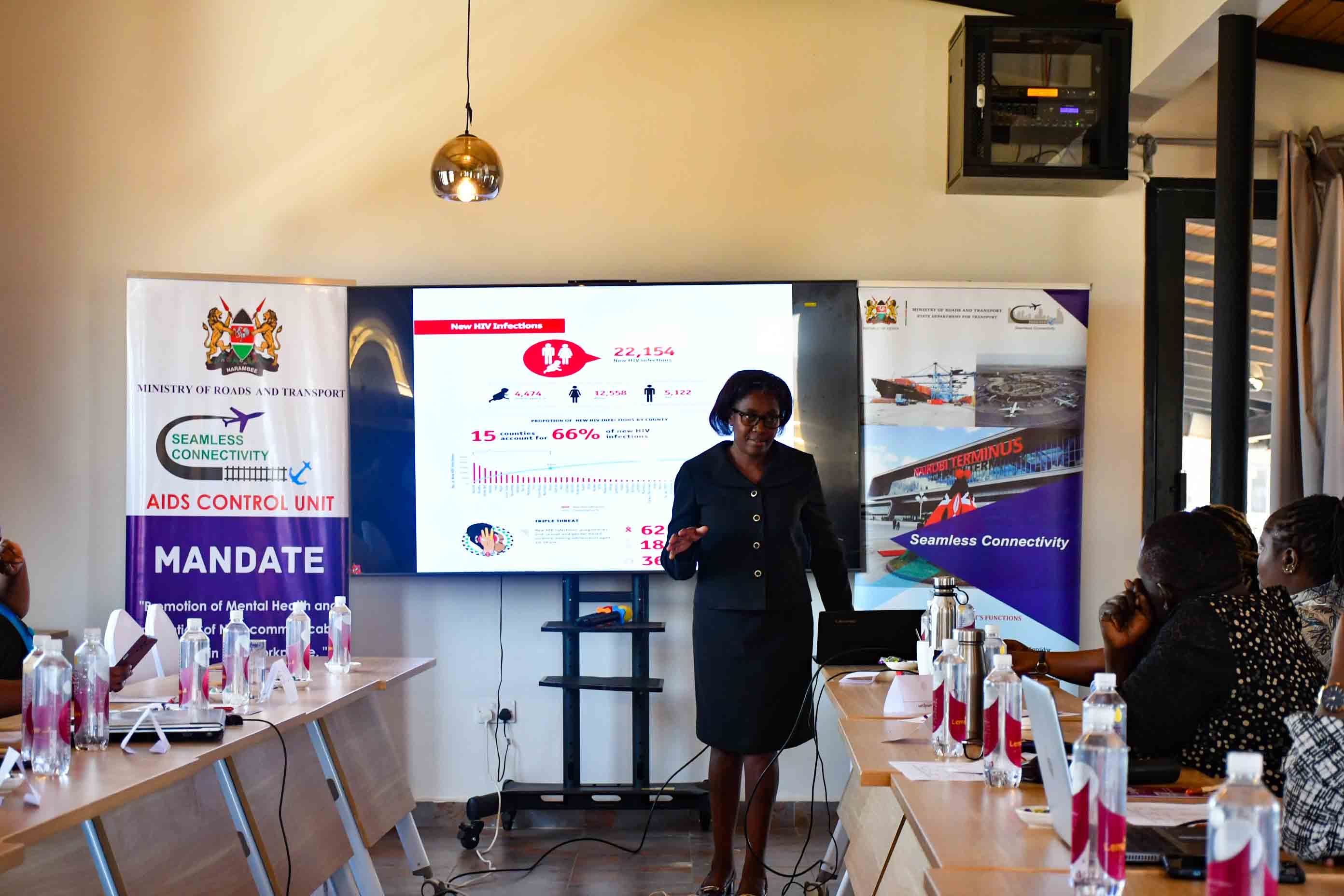 Promoting Wellbeing: State Department for Transport Workshop Tackles Mental Health and Preventing the Spread of HIV/AIDS and Non-Communicable Diseases