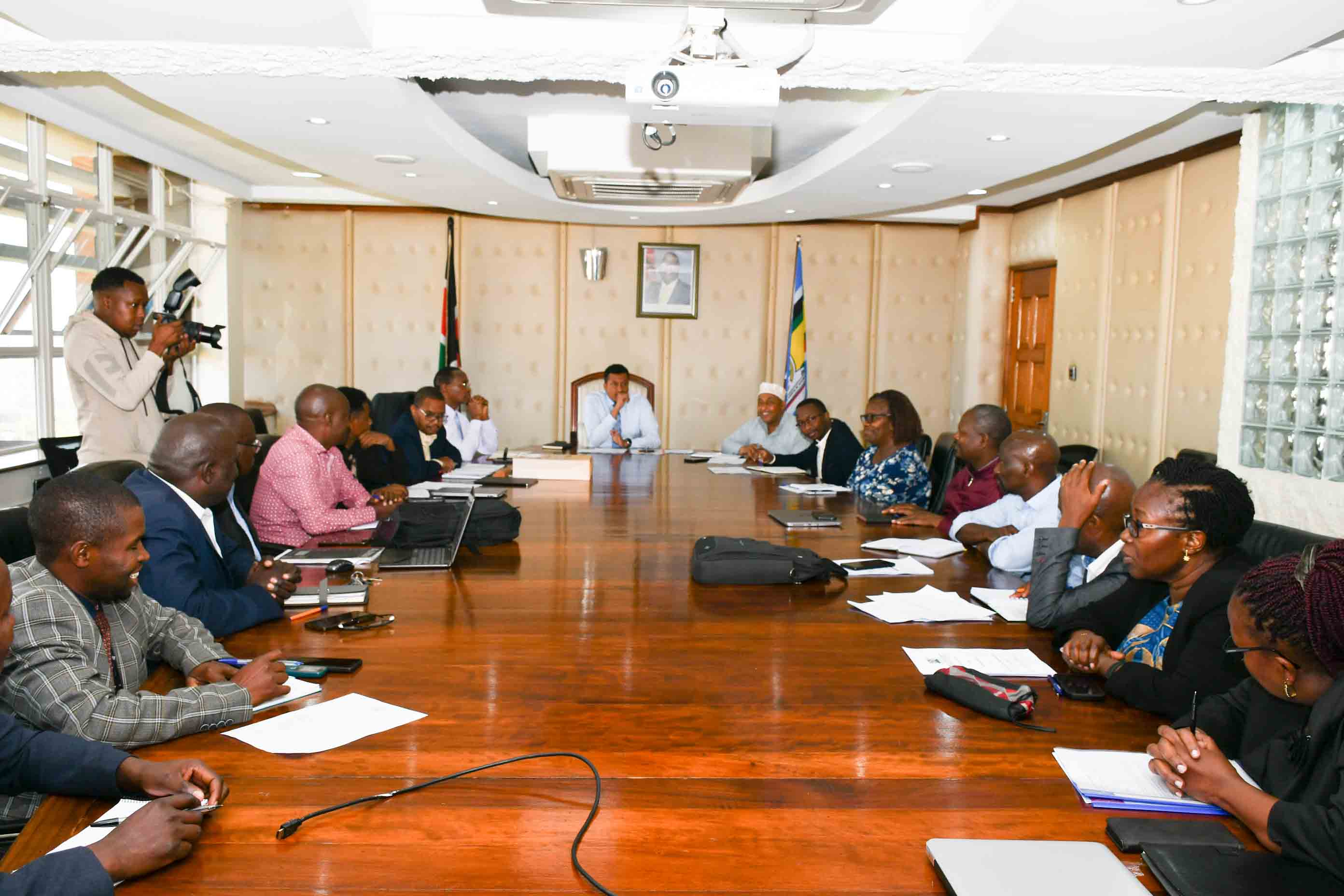 PS Daghar Signs FY 2024/2025 Performance Contracts with Departmental Heads