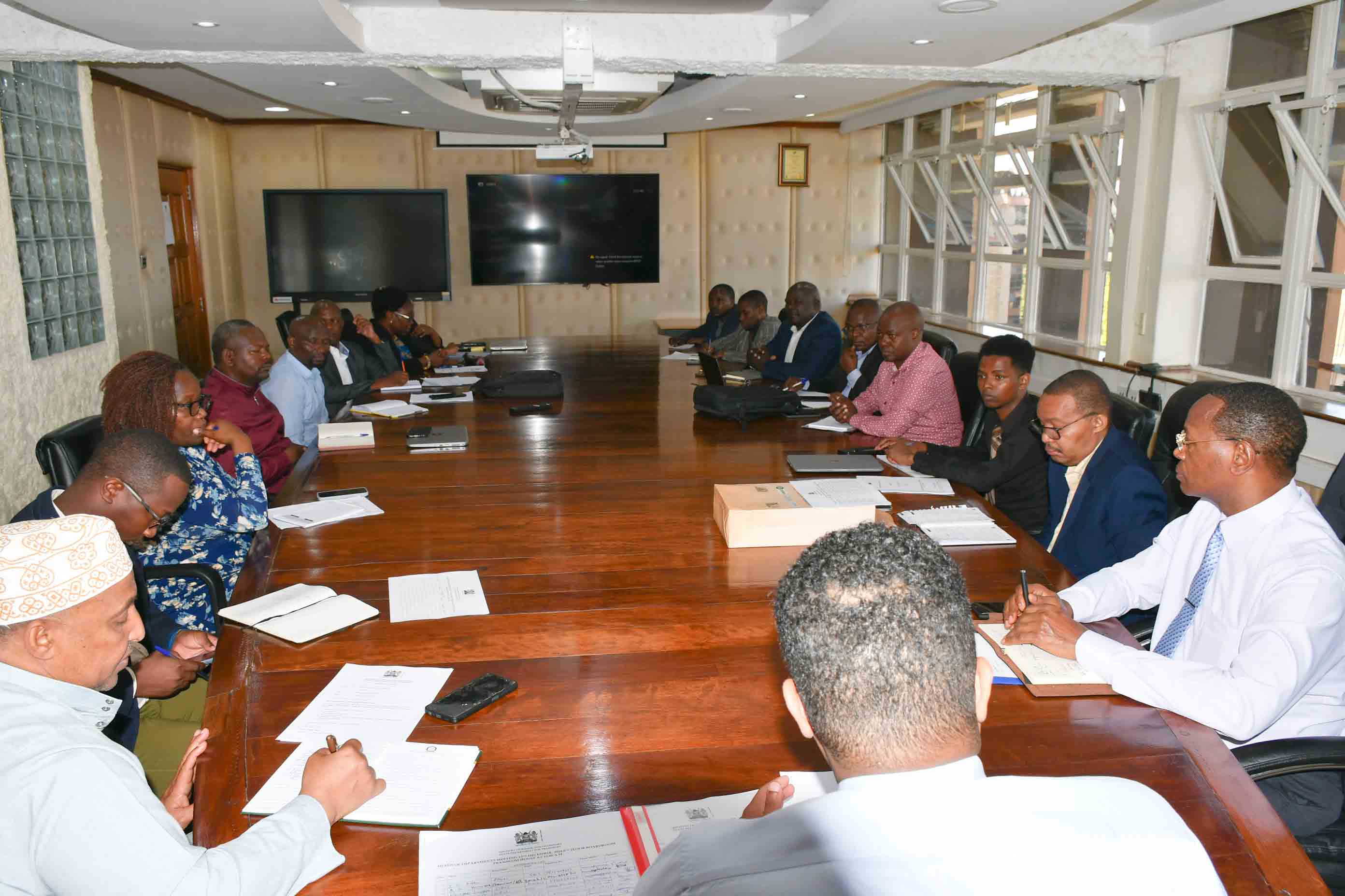 PS Daghar Signs FY 2024/2025 Performance Contracts with Departmental Heads