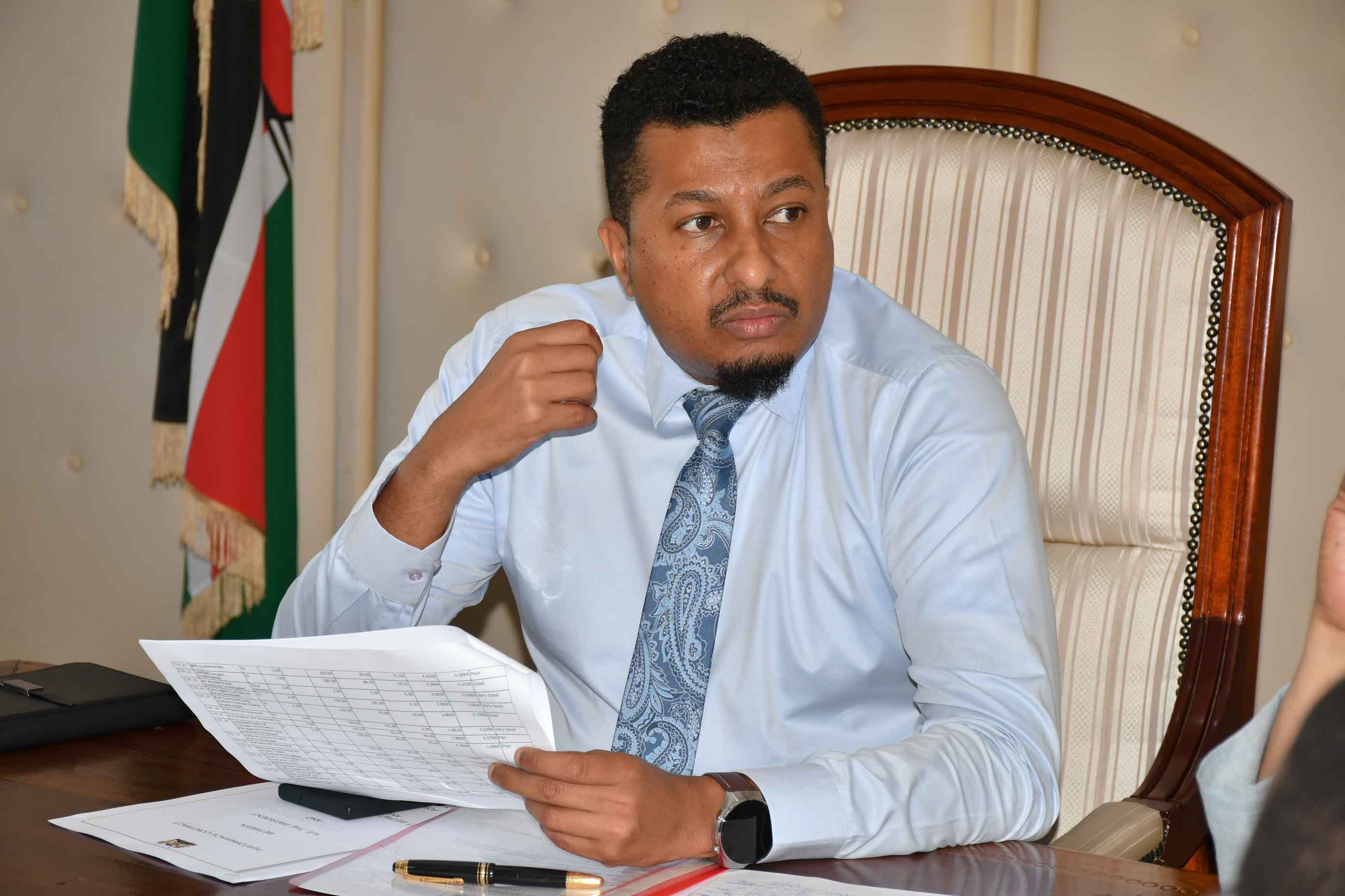 PS Daghar Signs FY 2024/2025 Performance Contracts with Departmental Heads