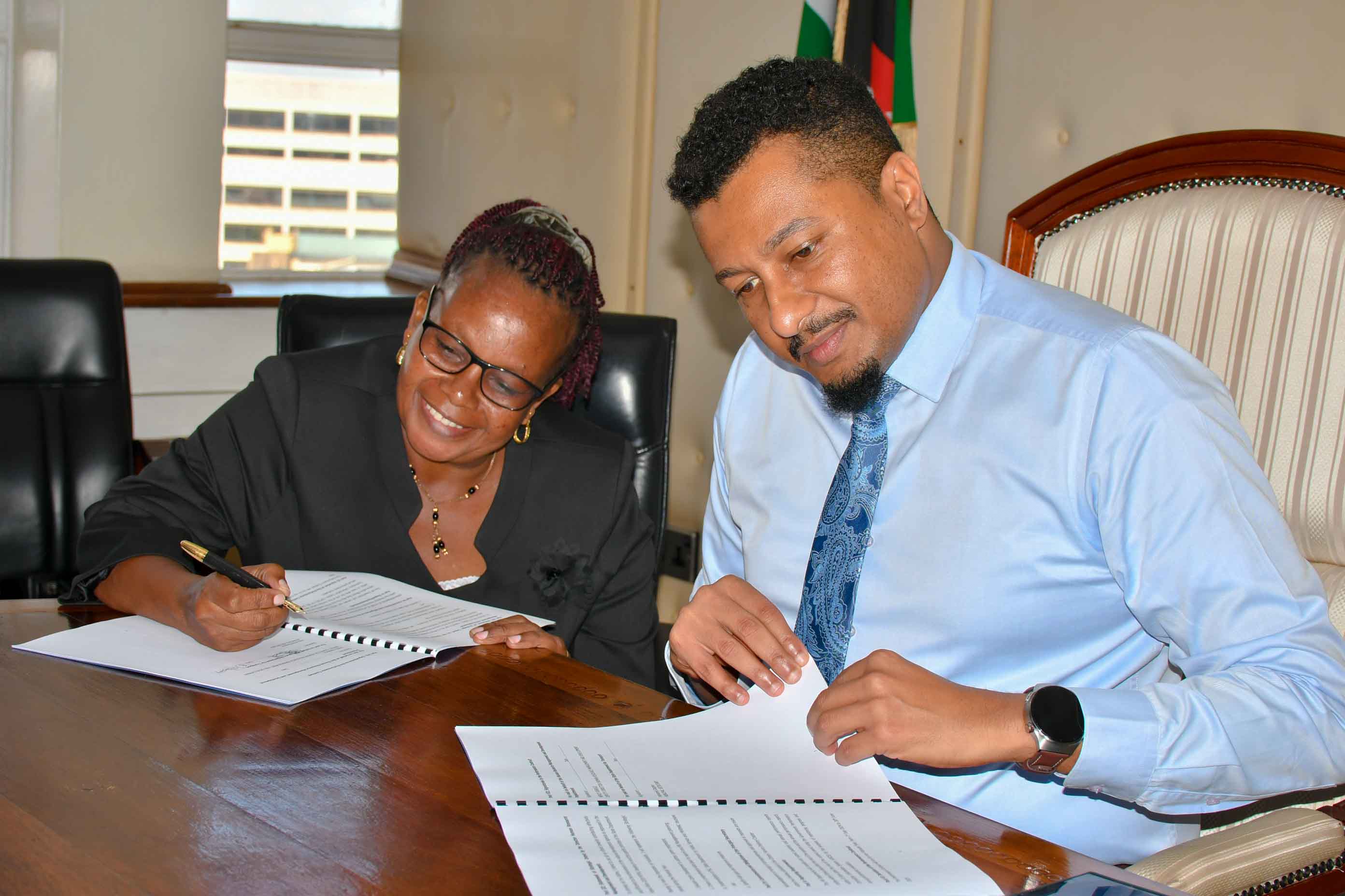 PS Daghar Signs FY 2024/2025 Performance Contracts with Departmental Heads