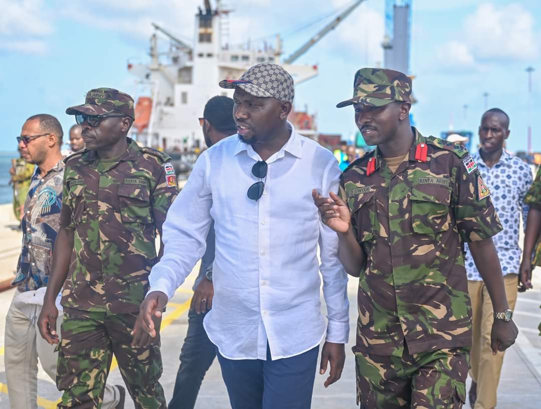 CS Tours Lamu Port as Landmark Ethiopian Cargo Vessel Docks 