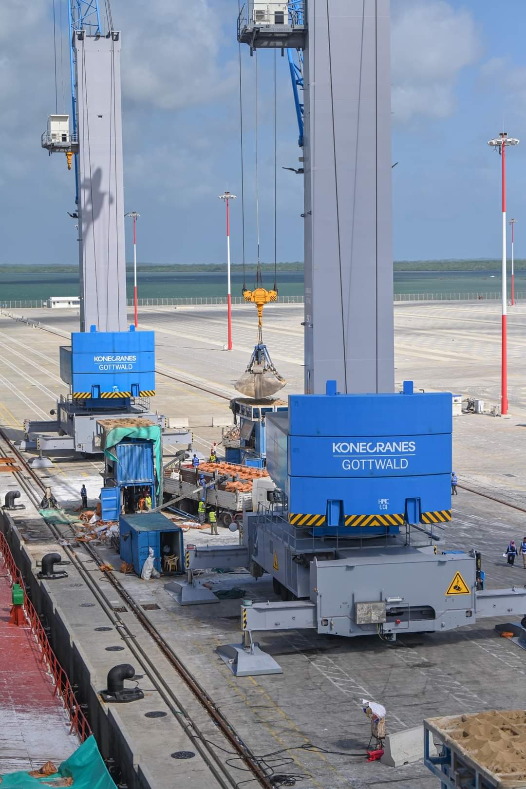 CS Tours Lamu Port as Landmark Ethiopian Cargo Vessel Docks 