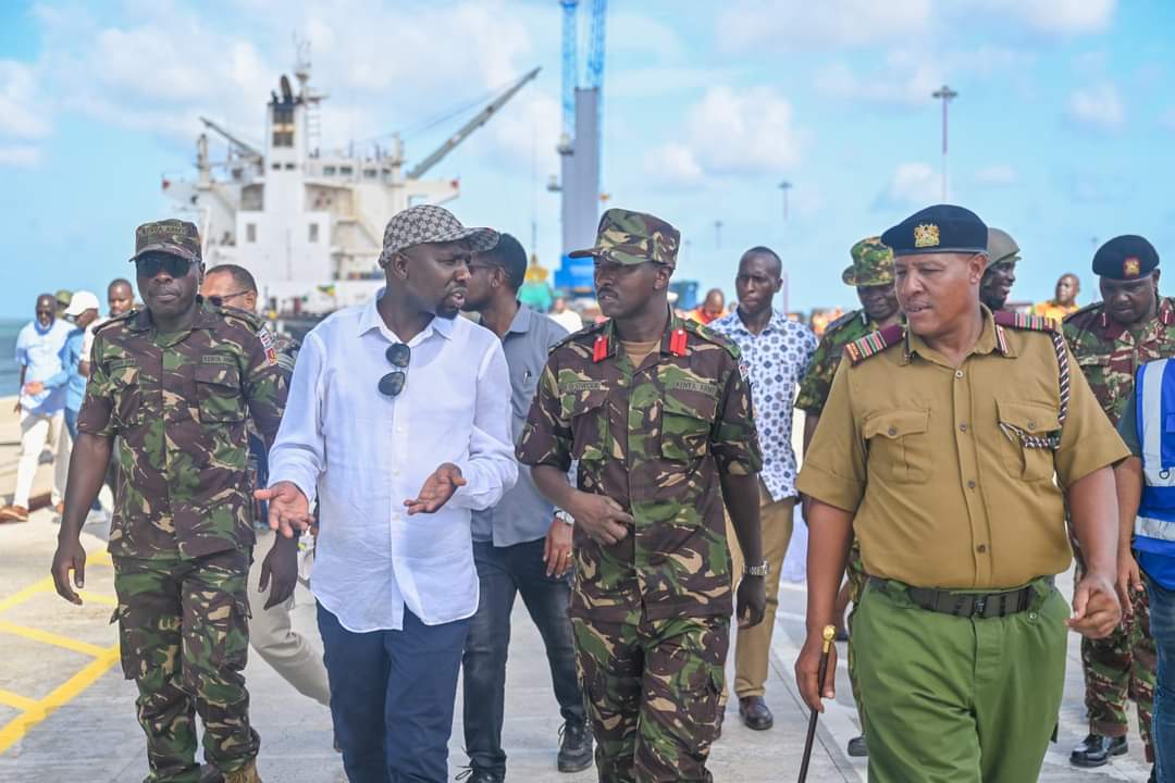 CS Tours Lamu Port as Landmark Ethiopian Cargo Vessel Docks 
