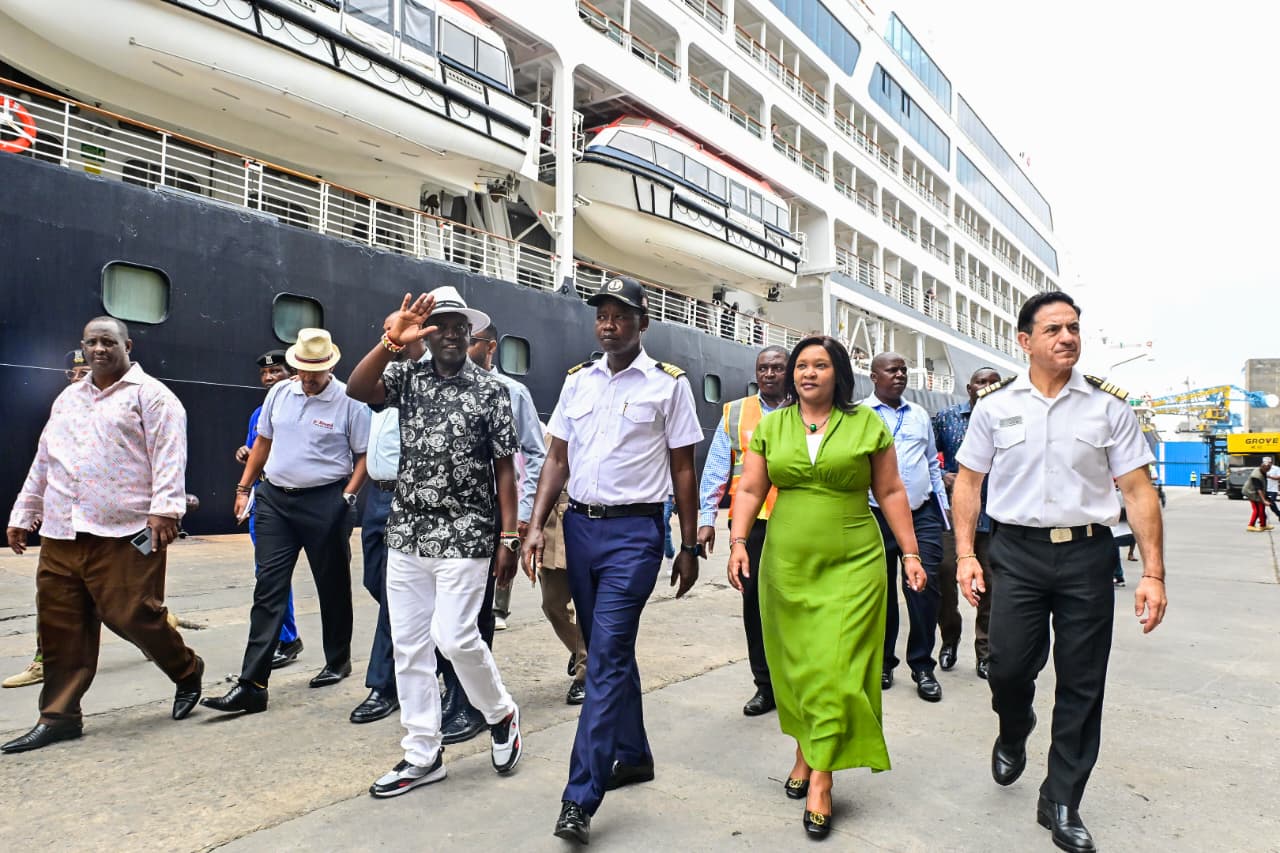 2026 Cruise Ship Tourism on the rise as MV Azamara Docks at Mombasa Port.