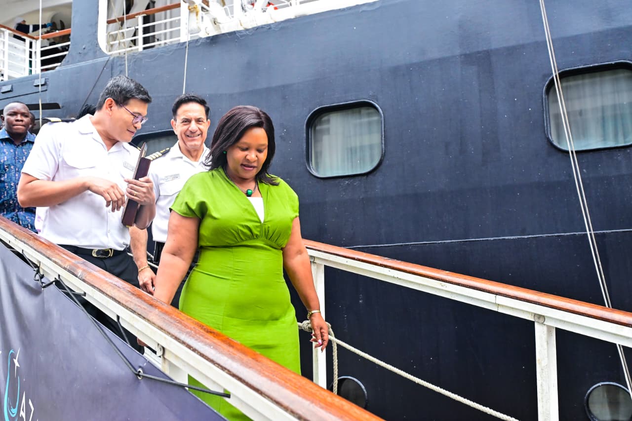 2026 Cruise Ship Tourism on the rise as MV Azamara Docks at Mombasa Port.