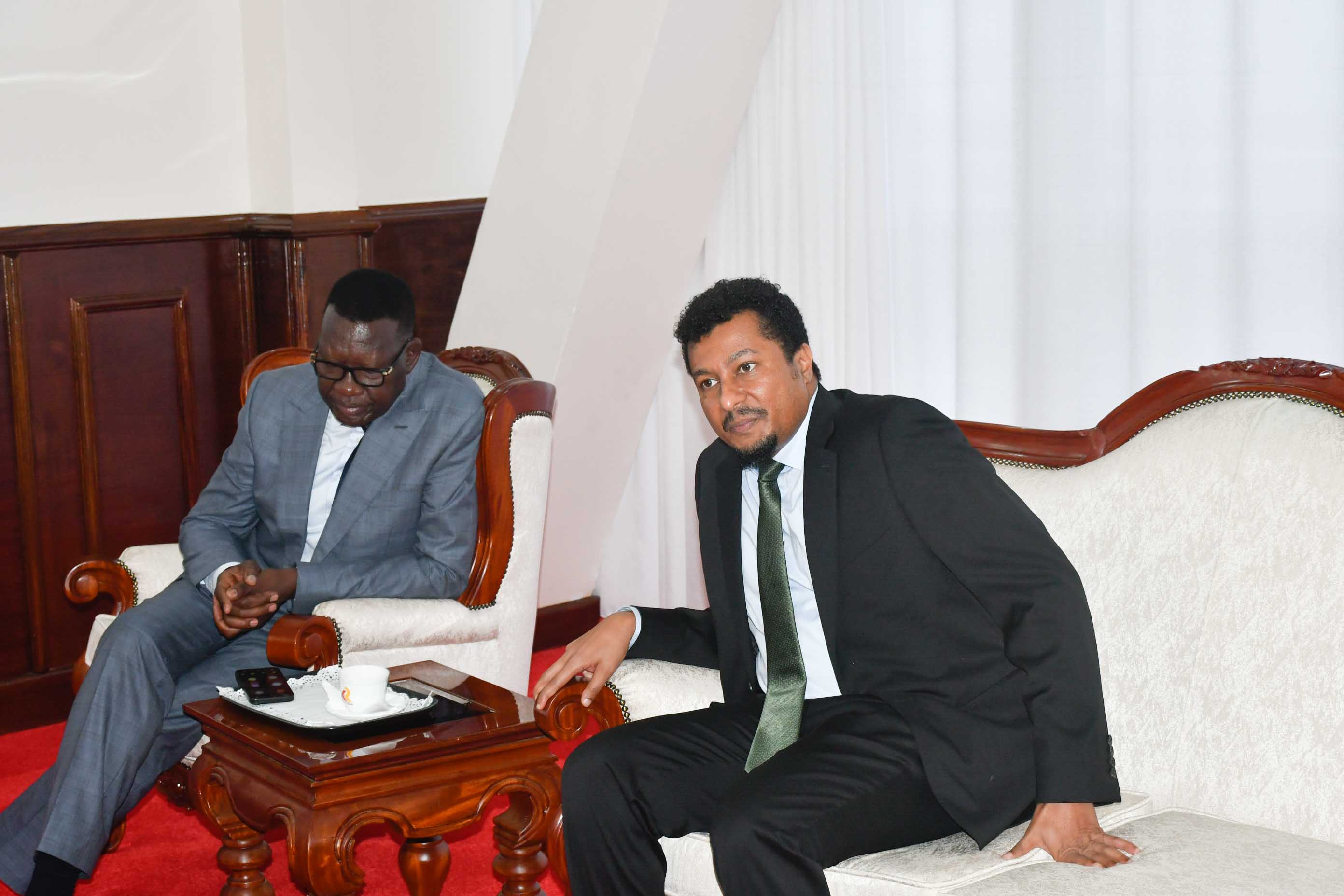 Royal Couple King and Queen of the Netherlands tour the Naivasha Inland Container Depot
