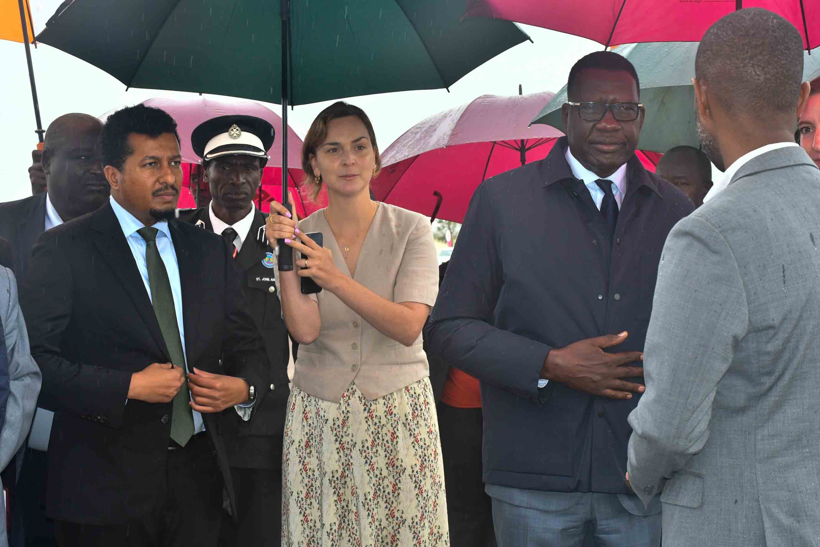 Royal Couple King and Queen of the Netherlands tour the Naivasha Inland Container Depot