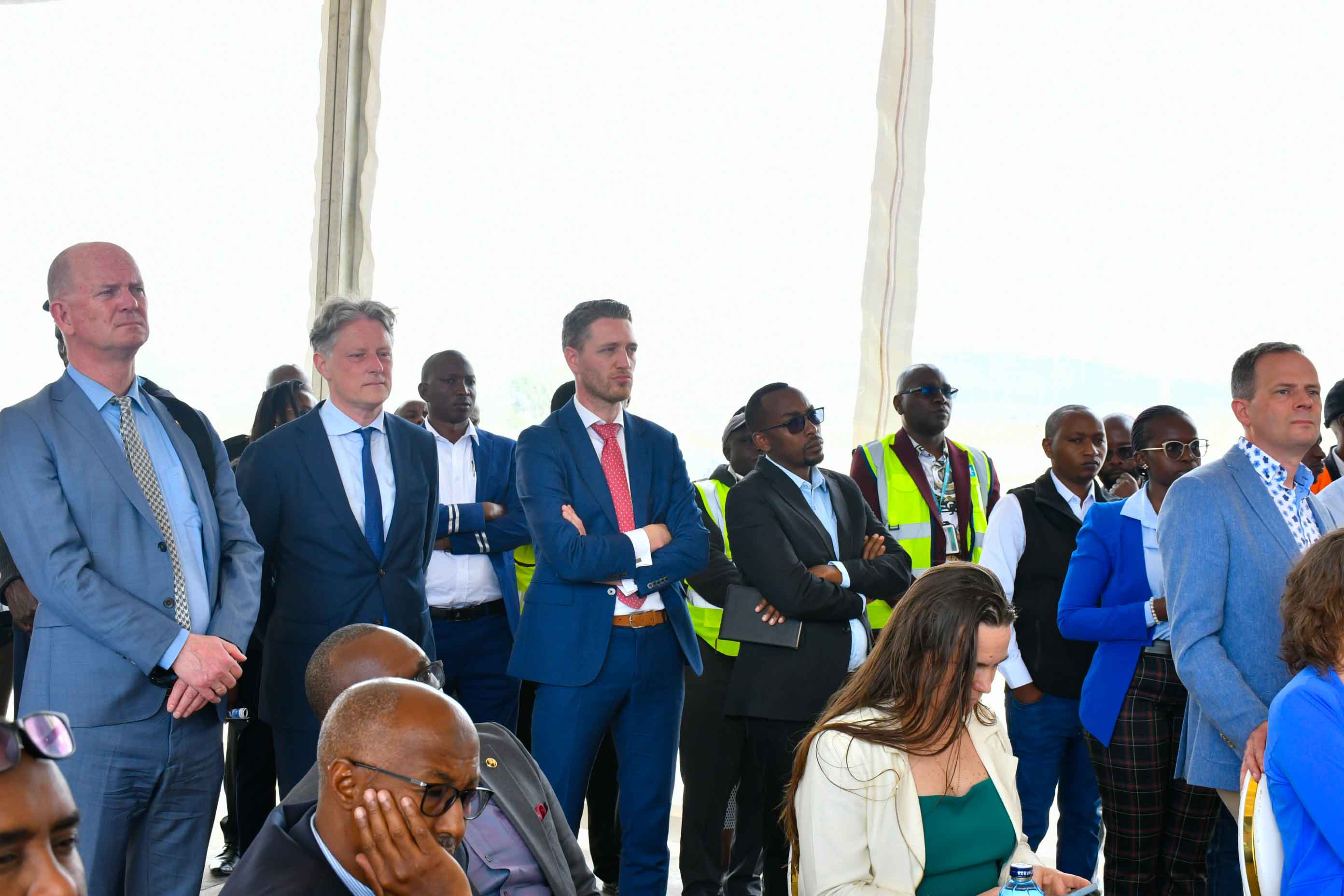 Royal Couple King and Queen of the Netherlands tour the Naivasha Inland Container Depot