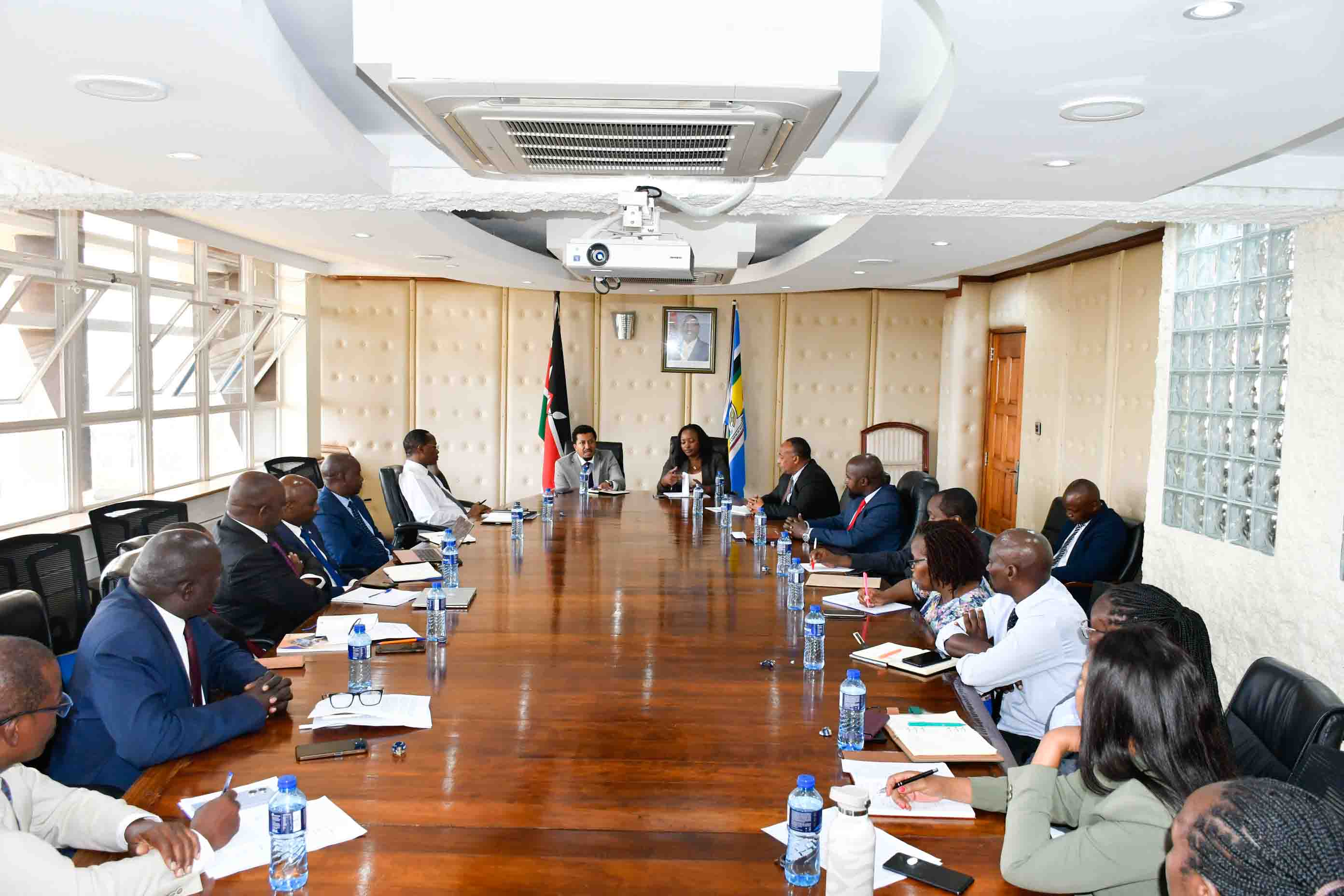 PS Teresia Mbaika Pays Courtesy Call to PS Mohamed Daghar