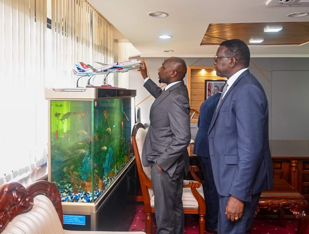 CS Kipchumba Murkomen Hands over Ministry to CS Davis Chirchir