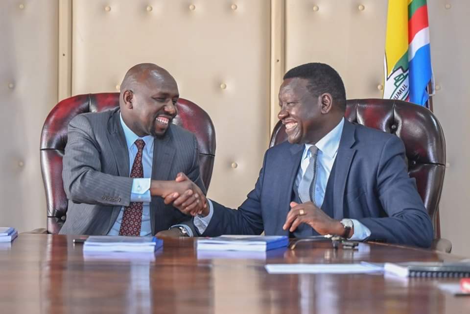 CS Kipchumba Murkomen Hands over Ministry to CS Davis Chirchir