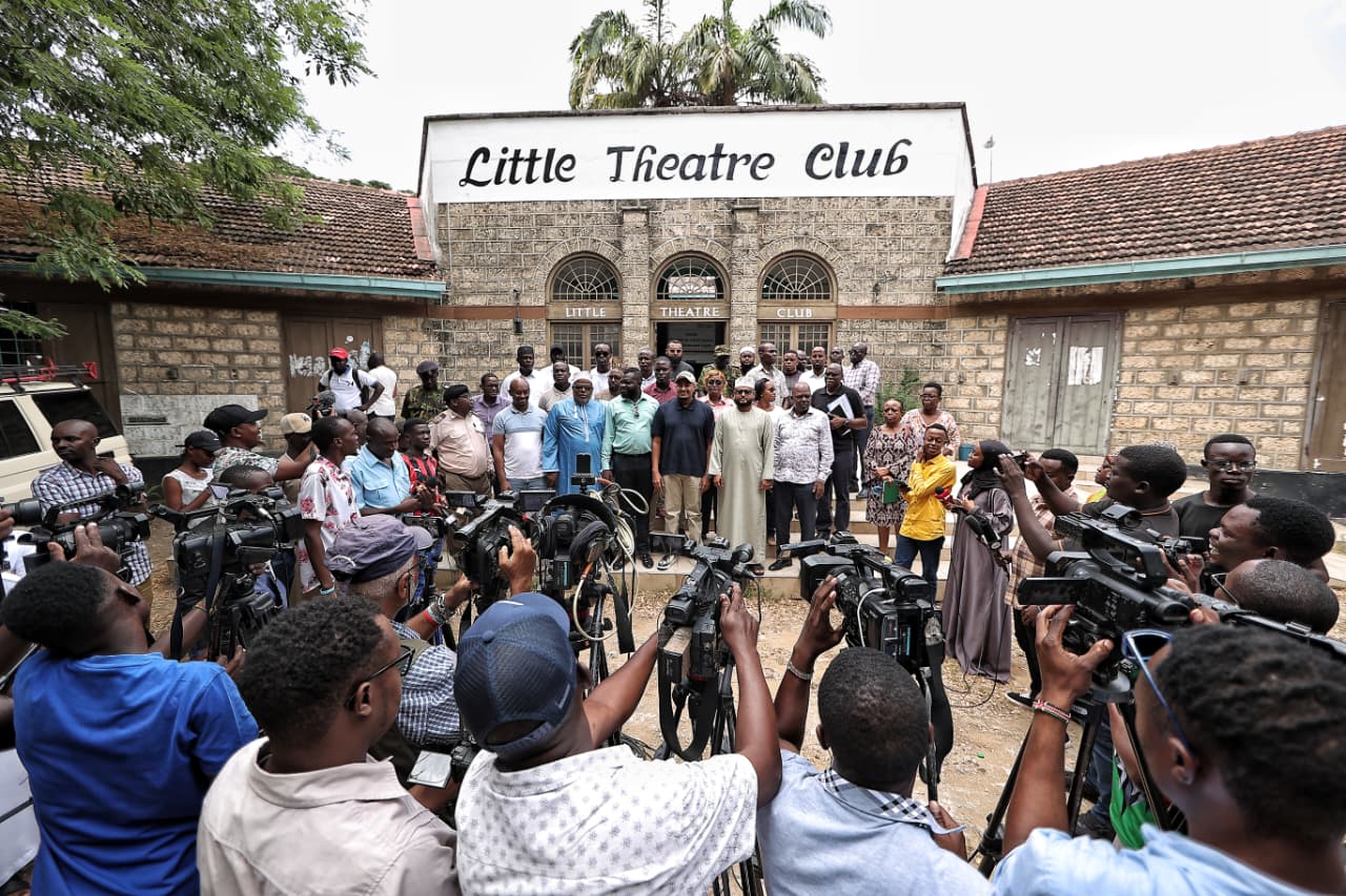 PS Transport,MD KR,Mvita MP, Senator Mombasa and Officials of Little Theatre Club