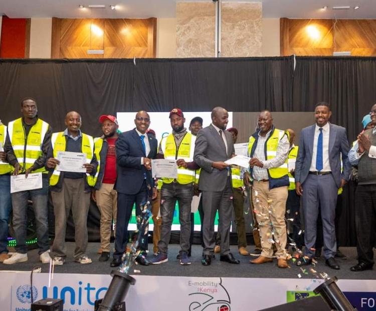 Certification of boda boda operators