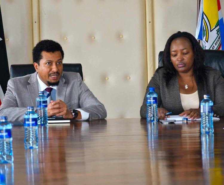 PS Teresia Mbaika Pays Courtesy Call to PS Mohamed Daghar