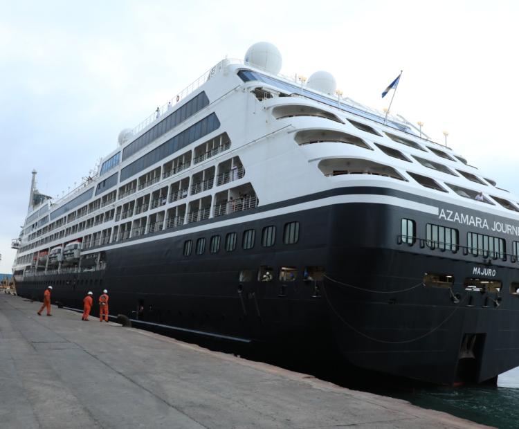 2026 Cruise Ship Tourism on the rise as MV Azamara Docks at Mombasa Port.