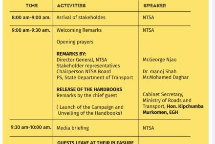 Launch Usalama Barabarani